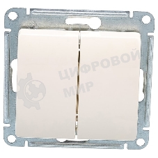 Механизм выключателя 2-кл. СП GLOSSA 10А IP20 10AX беж. SchE GSL000251