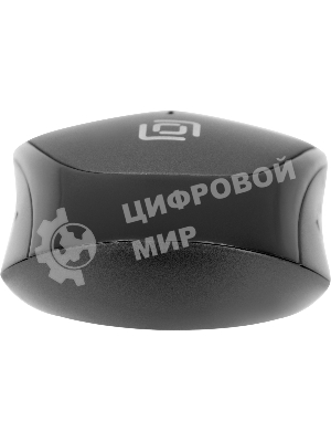 Мышь беспроводная Oklick 488MW серый/черный, 1600 dpi, радиоканал, USB, кнопки - 4
