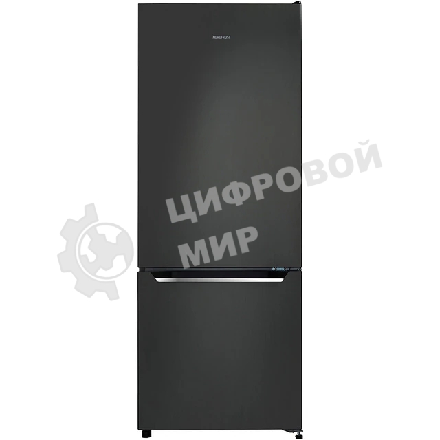 Холодильник Nordfrost RFC 210 LFXd темная нержавеющая сталь двухкамерный 153/52 л морозилка снизу