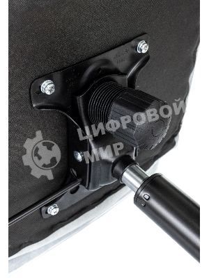 Кресло Бюрократ Triest Fabric серо-голубой, ткань