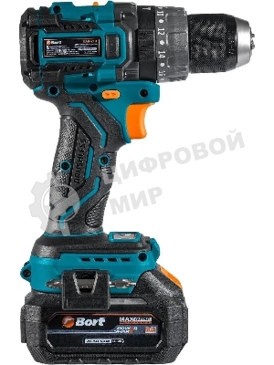 Дрель-шуруповерт Bort BAB-21U, 18 В, 4 Ач, 100 Нм, бесщеточный