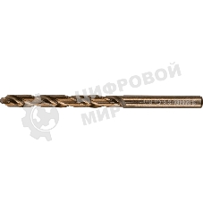 Сверло по металлу Denzel 6 мм, HSS Co-8%