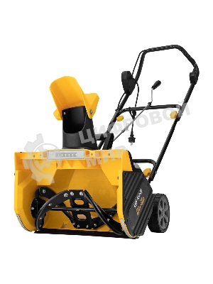 Электрическая снегоуборочная машина Denzel ESB-460-M, 1.8 кВт, металлический шнек, LED фара