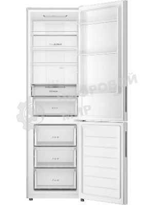 Холодильник Haier CEF538CSG серебристый двухкамерный 263/105л морозилка снизу, No Frost