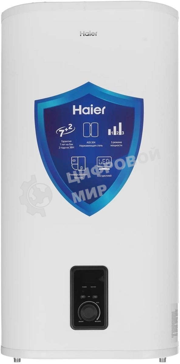 Водонагреватель электрический Haier ES80V-F4 INOX серебристый, накопительный, 80 л, 2 кВт