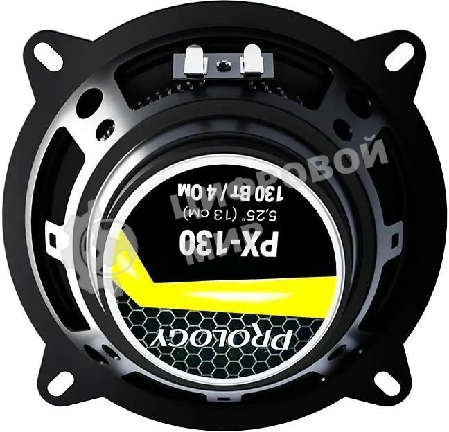 Колонки автомобильные Prology PX-130 130Вт 89дБ 4Ом 13см (5дюйм) (ком.:2кол.) коаксиальные двухполосные