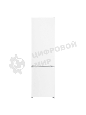 Холодильник Maunfeld MFF180W белый двухкамерный 192/68л морозилка снизу, De Frost