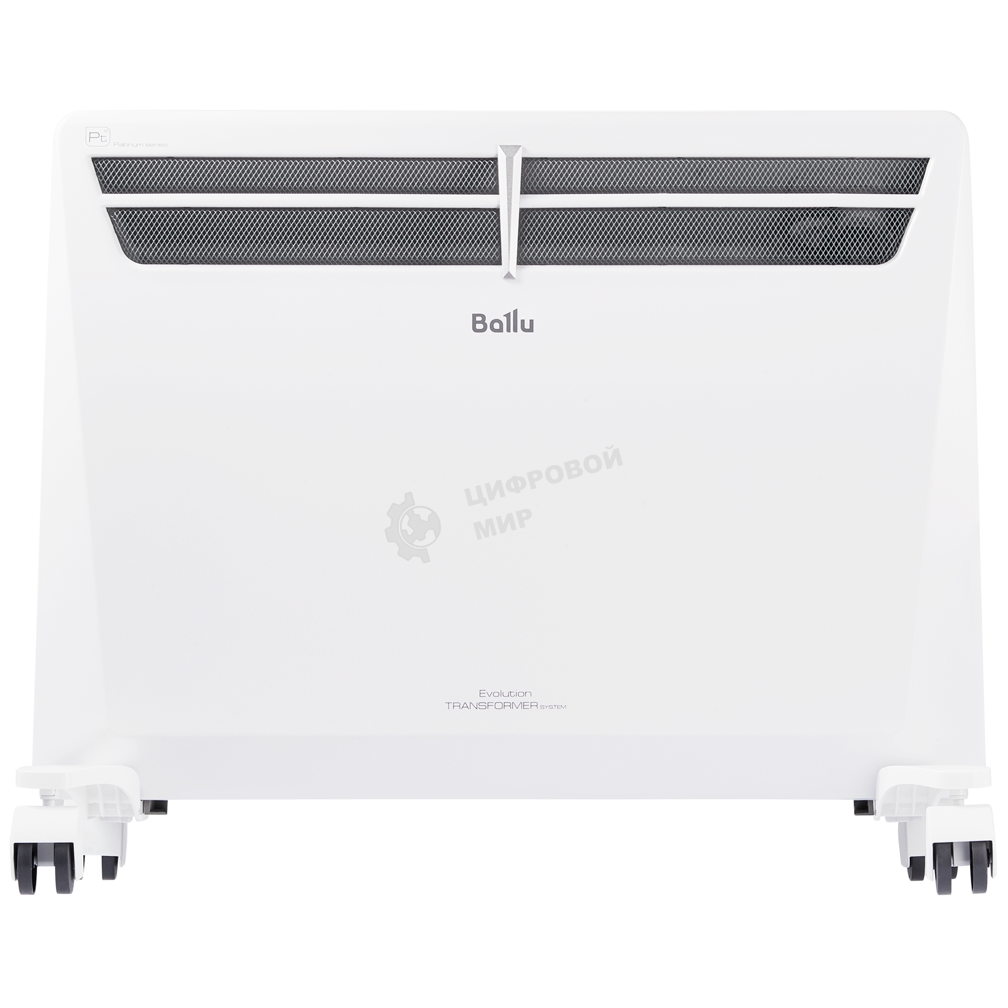 Комплект Ballu Transformer с блоком управления и шасси BEC/EVU-1500-4I белый, 1500 Вт, 20 м2, дисплей, термостат, WiFi