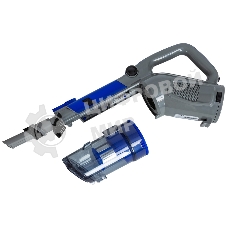 Пылесос вертикальный SUPRA VCS-4094 синий/серый, питание от аккумулятора, 130 Вт, уборка сухая, пылесборник 0.6 л, работа от АКБ max 30 мин.