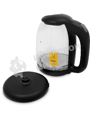 Чайник электрический BQ KT1830G, 2200Вт, 1.7л, черный
