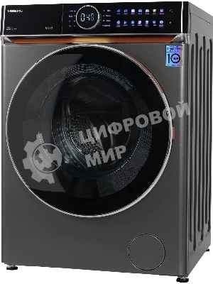 Стиральная машина HIBERG i-DDQ10 - 814 Sd Темно-серый загр. фронтальная макс.: 8 кг 1400 об/мин класс: А+++