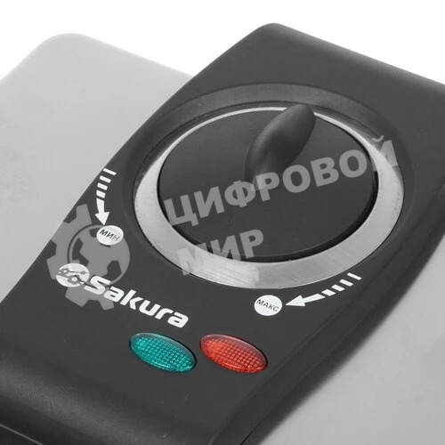 Вафельница SA-7405TR 1000Вт нерж 
