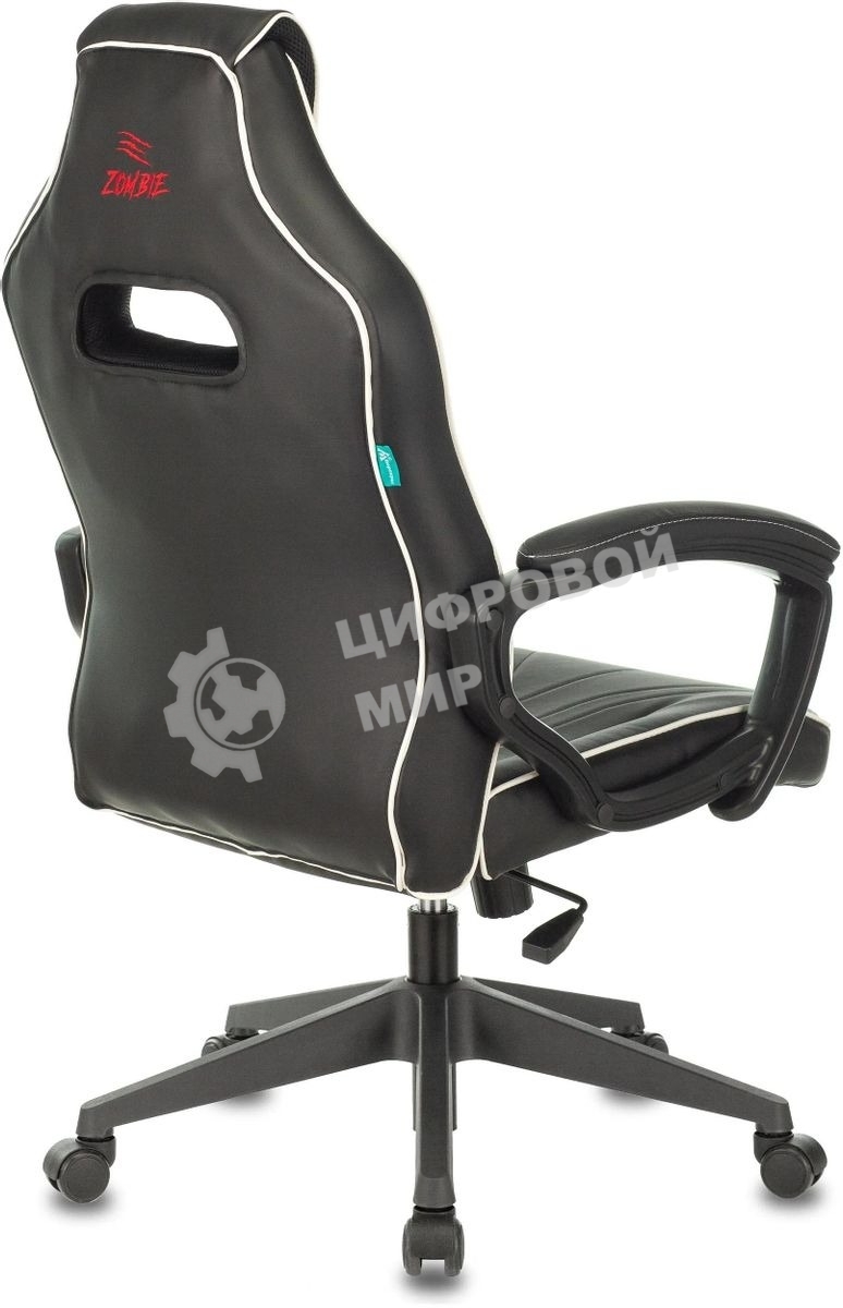 Кресло игровое Zombie Z3 черный/красный, искусственная кожа, крестовина пластик