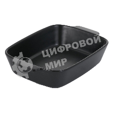 Форма для запекания MATTE BLACK прямоугольная 29,5х20,5х6,5см, жаропрочная керамика