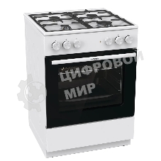 Плита комбинированная Gorenje GK6A40WFFM белый, конфорок 4 шт, духовка 71 л, 60 см x 85 см x 60 см