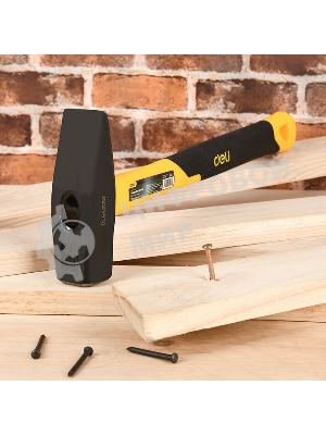 Слесарный молоток Deli DL442010 1000 гр Фиберглассовая рукоять