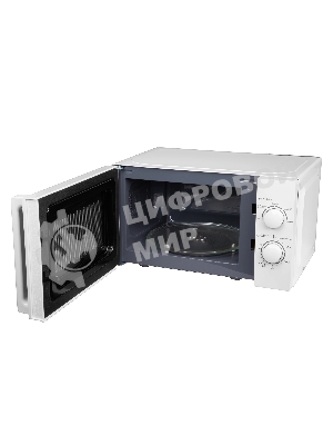 Микроволновая печь Hyundai HYM-M2068 белый, 20 л, 700 Вт, переключатели - поворотный механизм
