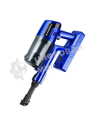 Пылесос вертикальный Maunfeld MF-2032BL PRO синий, питание от аккумулятора, 200 Вт, уборка сухая, пылесборник 0.5 л, работа от АКБ max - 35 мин