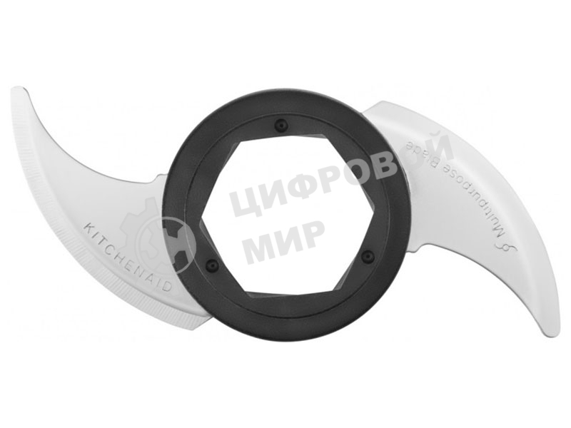 Кухонный комбайн KitchenAid 5KFP1318EWH, мощность 400 Вт, объем чаши 3.1 л, импульсный режим, белый