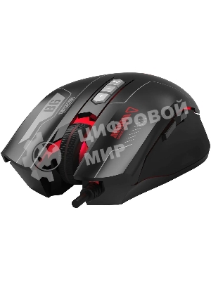 Мышь проводная A4Tech Bloody ES7 черный, 6000 dpi, USB, кнопки - 8