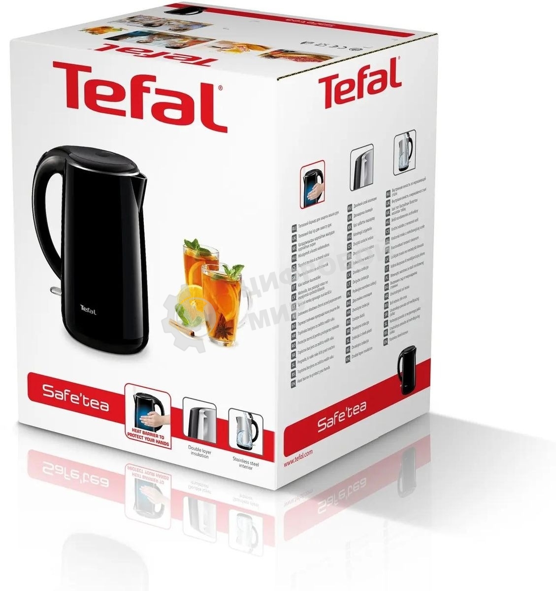 Чайник электрический Tefal KO260830, 1,7л, 1800Вт, черный