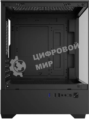 Корпус Bloody CC-125-BK, Mini-Tower, чёрный