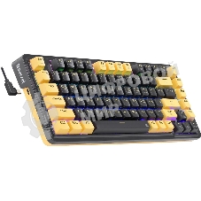 Клавиатура проводная Redragon Elf, USB, черный/фиолетовый