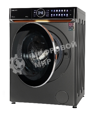 Стиральная машина HIBERG i-DDQ10 - 814 Sd Темно-серый загр. фронтальная макс.: 8 кг 1400 об/мин класс: А+++