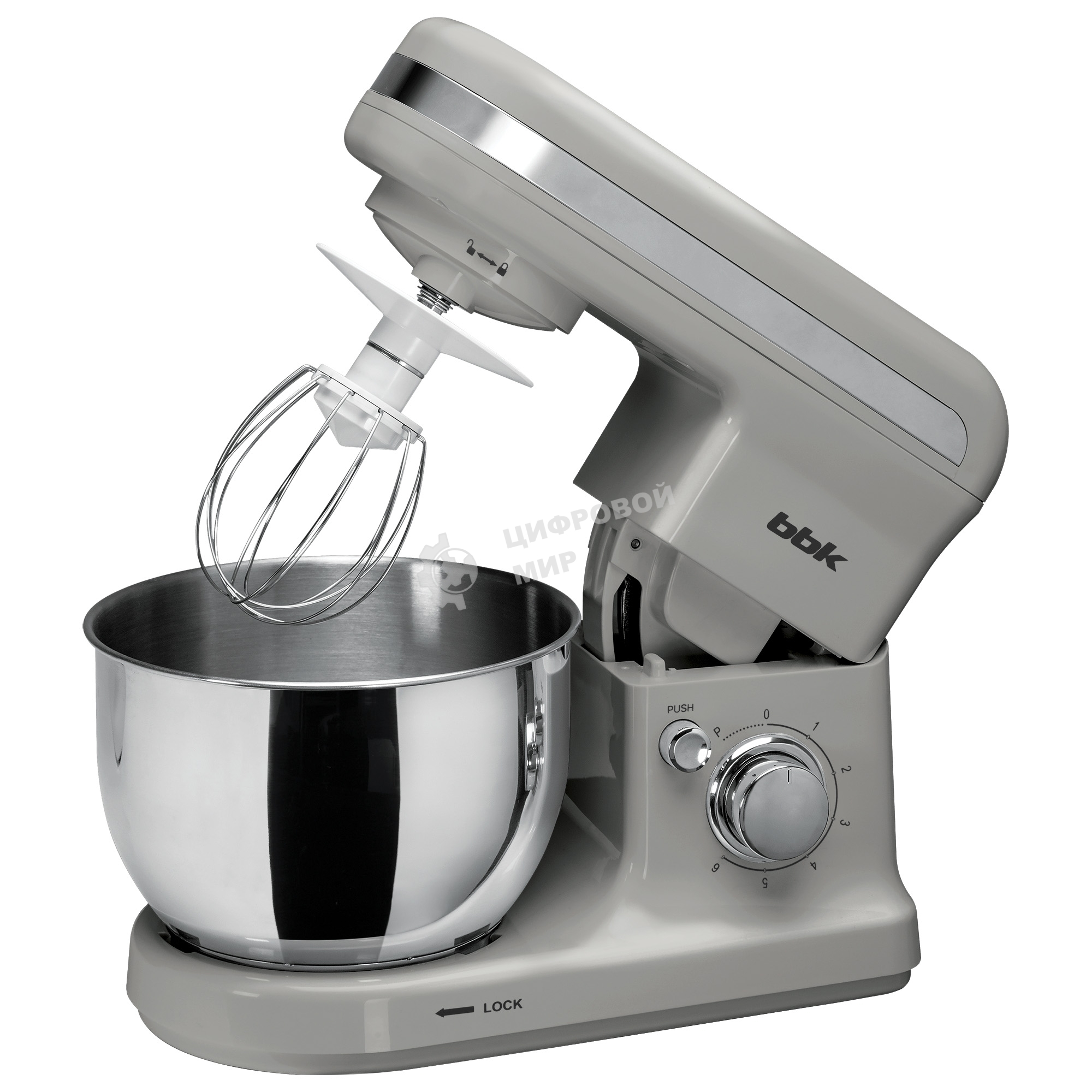Миксер планетарный BBK KBM1400 серый, 1500 Вт