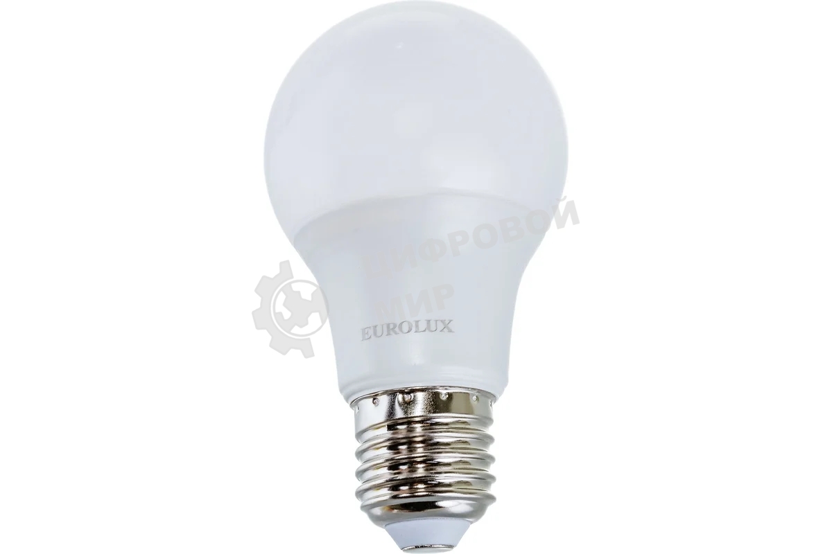 Лампа светодиодная EUROLUX LL-E-A60-11W-230-6K-E27 груша