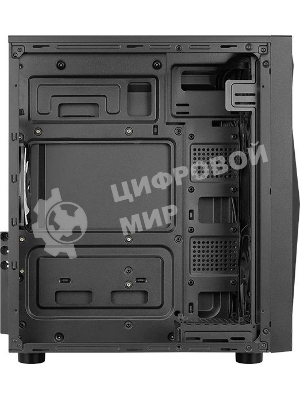 Компьютерный корпус Aerocool/Formula Glider Cosmo V1 без БП, ATX, боковое окно (закаленное стекло), черный