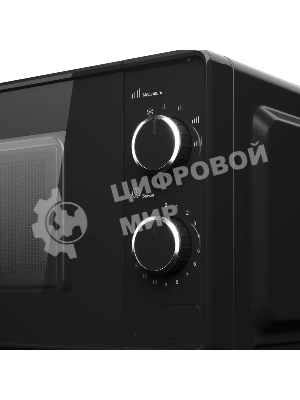Микроволновая печь Kuppersberg TMW 203 B черный, 20 л, 700 Вт, переключатели - поворотный механизм