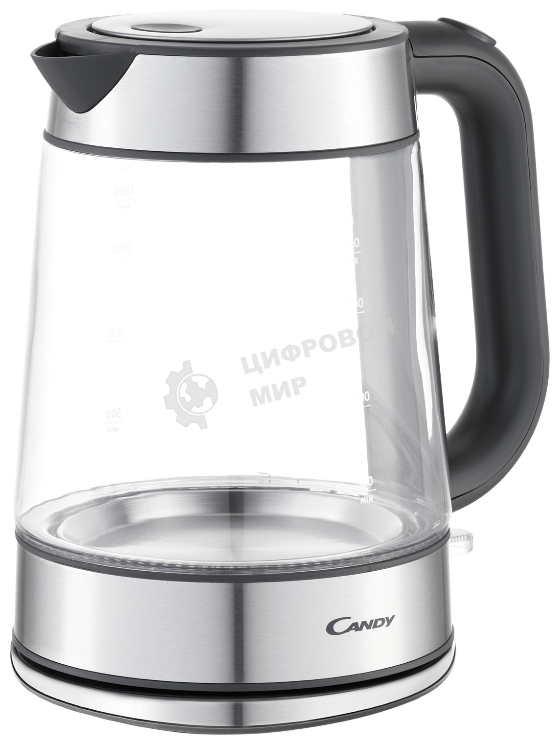Чайник электрический Candy CK-303 1.8л. 2200Вт графит корпус: Металл/стекло/пластик