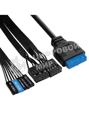Корпус ExeGate MA-371X-UN500, Mini-Tower, чёрный, БП 500 Вт