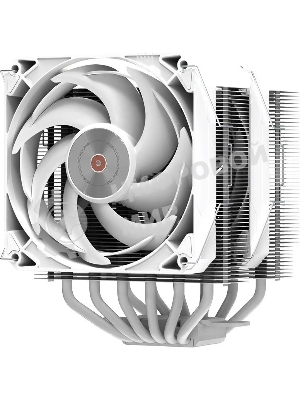 Кулер для процессора Alseye Q120DT Plus белый, 120 мм, медь, 3000 об/мин, 45 дБ, 4 pin PWM, 270 Вт, высота 160 мм