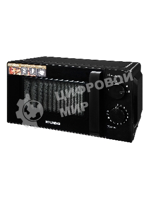 Микроволновая печь Hyundai HYM-M2039 черный, 20 л, 700 Вт, переключатели - поворотный механизм