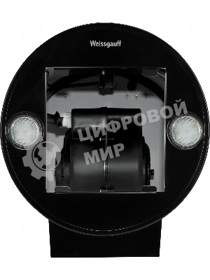 Вытяжка пристенная Weissgauff Tubus Black 90 Edition черный, 31 см, 900 куб. м/ч, 61 дБ