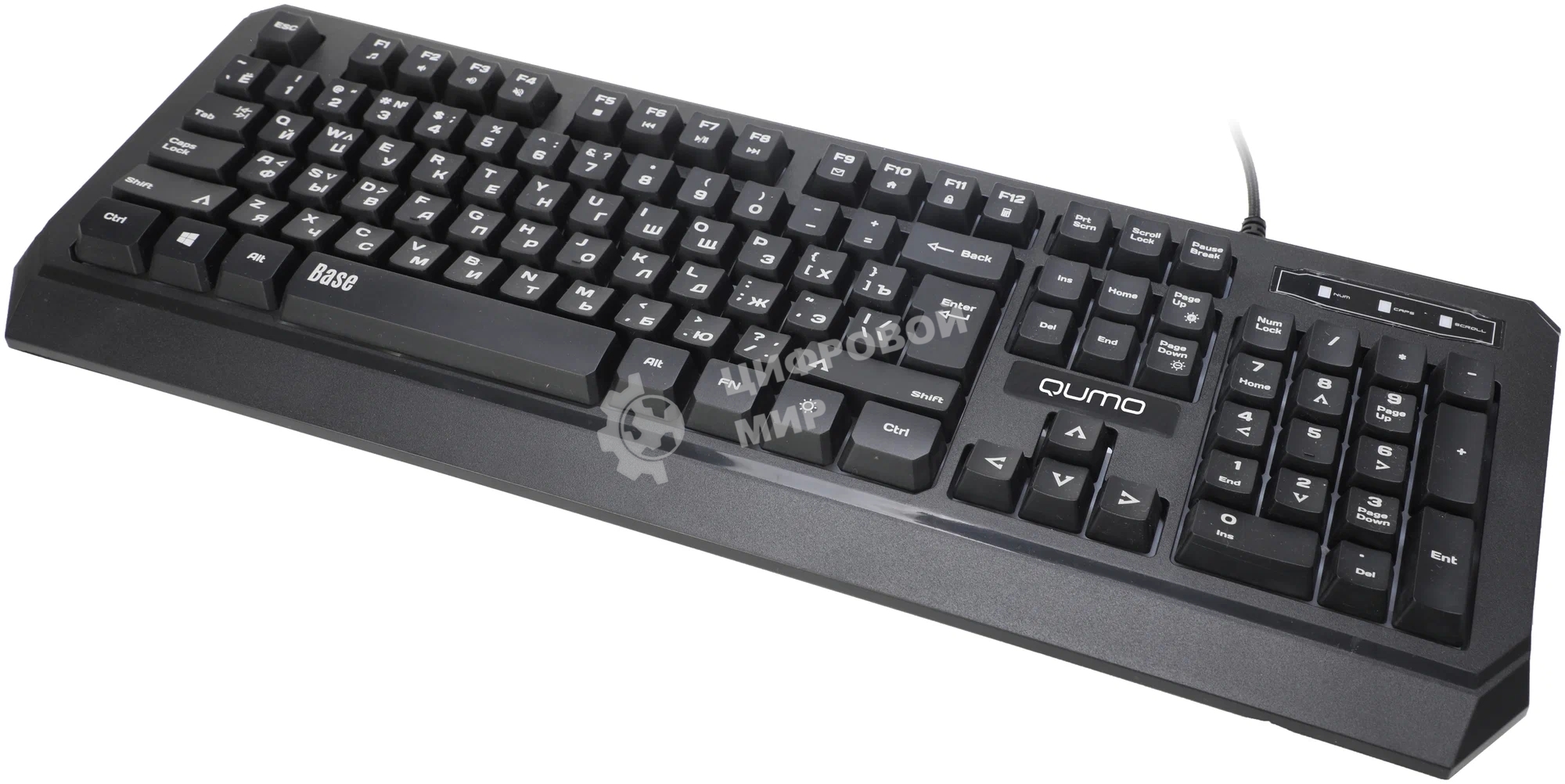 Клавиатура Qumo Office Base K59 проводная, USB Type-A, чёрный