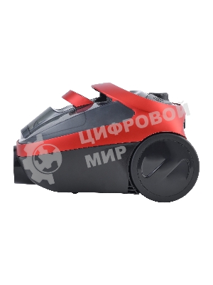 Пылесос Willmark VC-2255CYM красный, 380/1800 Вт, уборка сухая, пылесборник контейнер циклонного типа, 1.5 л