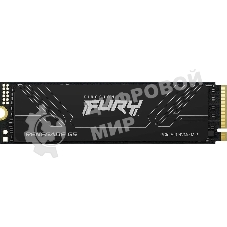 Накопитель SSD Kingston Fury Renegade, 4096Gb, M.2(22x80мм), NVMe, PCIe 5.0 x4, 3D TLC, R/W 14800/14000MB/s, IOPs 2 200 000/2 200 000, TbW 4000, DWPD 0.5 (12 мес)
