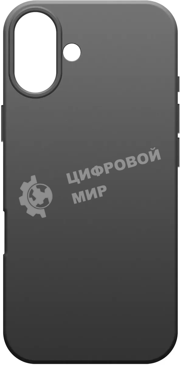 Чехол (клип-кейс) BoraSCO для Apple iPhone 16 Plus Microfiber Case черный (73687)