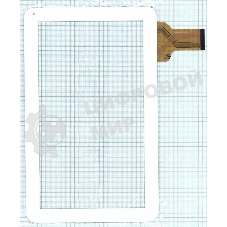 Сенсорное стекло (тачскрин) XC-PG1010-005FPC (257x159мм), белое