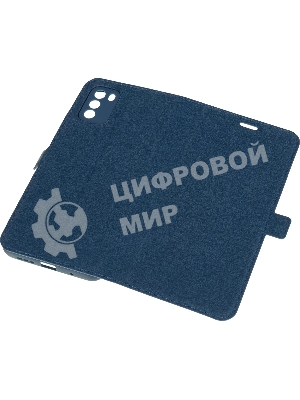 Чехол (флип-кейс) DF poFlip-03 для Xiaomi Poco M3 синий