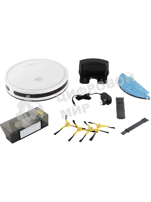 Робот-пылесос Starwind SRV4575 белый, 15 Вт, 2000 мА·ч Li-Ion, уборка влажная/сухая, пылесборник контейнер 0.3 л