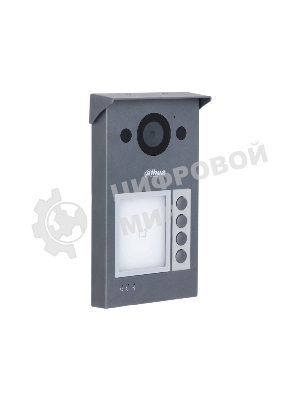 Вызывная WIFI панель Dahua с разрешением камеры 2мп и CMOS сенсором, угол обзора по горизонтали 125°, алюминевый сплав, уровень защиты IP65, IK08. Поддержка режима 