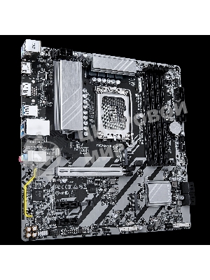 Материнская плата Gigabyte B860M D3HP, LGA 1851, Intel B860, 4xDDR5, 4xSATA, 2xM.2, 1xPCIe 5.0 x16, 2xPCIe x1, 1xHDMI, 1xDP, 1x 1Gb LAN, 3xUSB-A 3.2 Gen 1, 3xUSB-A 2.0, 1xUSB-C 3.2 Gen 1, 3x3.5 мм, 7.1, mATX