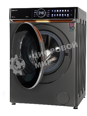 Стиральная машина HIBERG i-DDQ10 - 814 Sd Темно-серый загр. фронтальная макс.: 8 кг 1400 об/мин класс: А+++