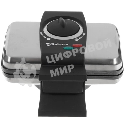 Вафельница SA-7405TR 1000Вт нерж 