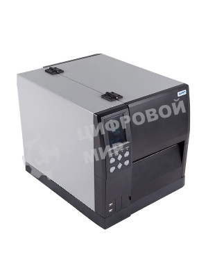 Принтер этикеток термотрансферный iDPRT iX6P Industrial 200 dpi, 305 мм/сек, USB Type B, USB HOST, Ethernet, RS232, чёрный/серый