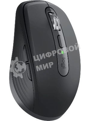 Мышь беспроводная/проводная Logitech MX Anywhere 3S графитовый, 8000 dpi, радиоканал, Bluetooth, USB, кнопки - 6